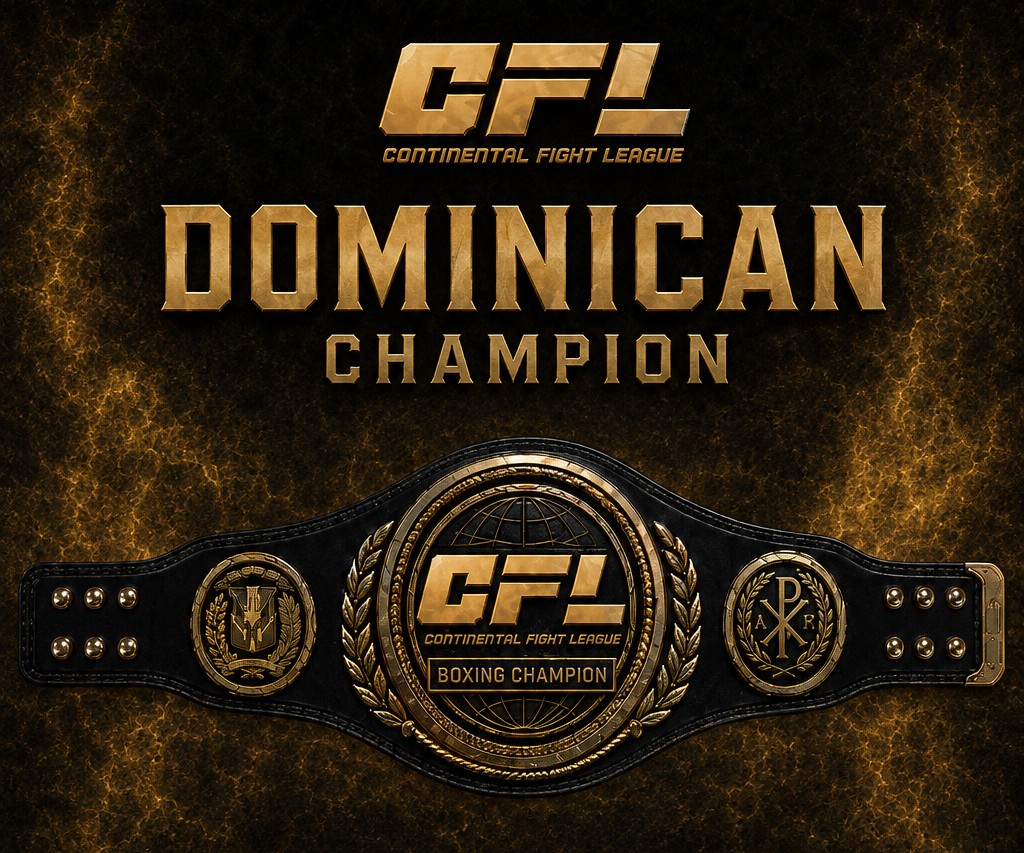 CFL Dominican Champion belt